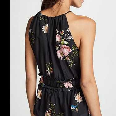 Joie Shawnette floral halter silk top