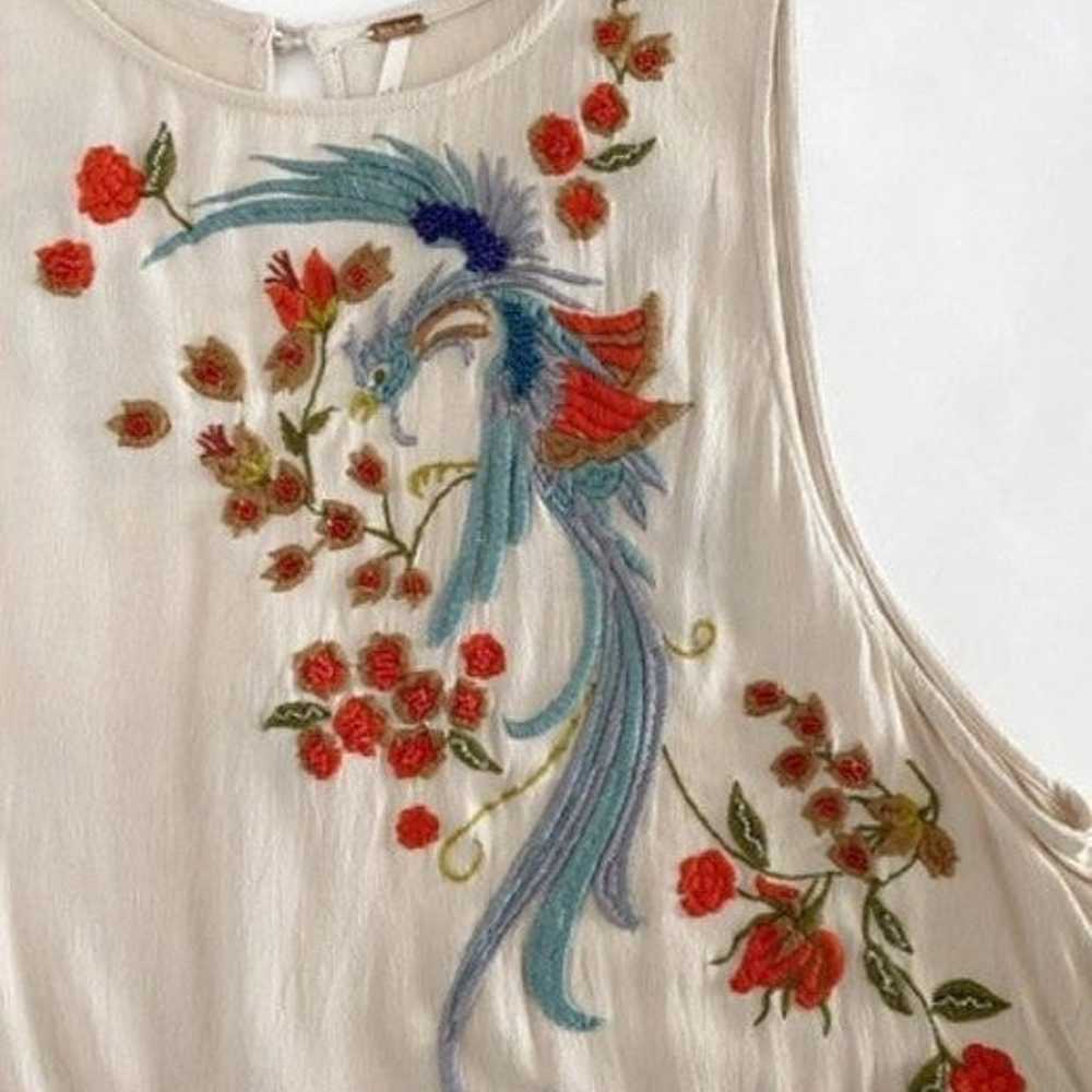 RARE Free People Love Birds Fringe Top - image 6