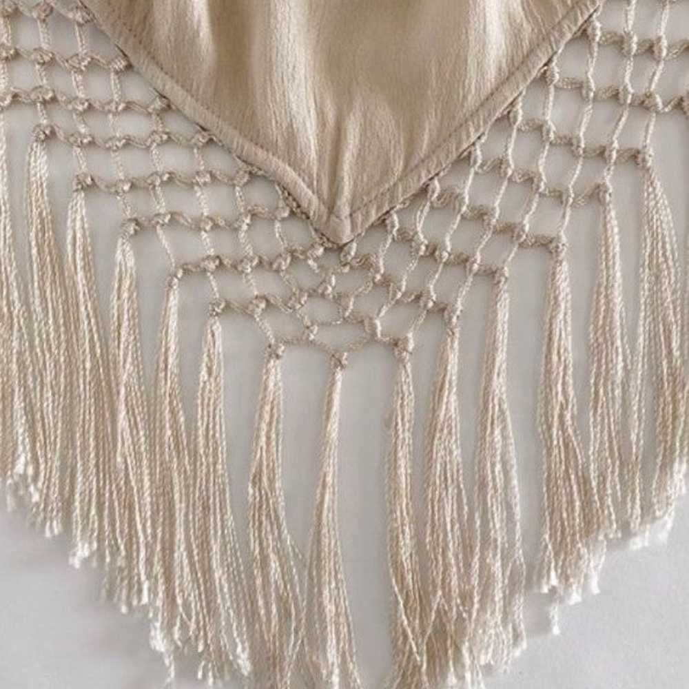 RARE Free People Love Birds Fringe Top - image 7