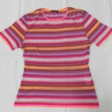 【Rare Item】Issey Miyake T-shirt Vivid Pink L - image 1