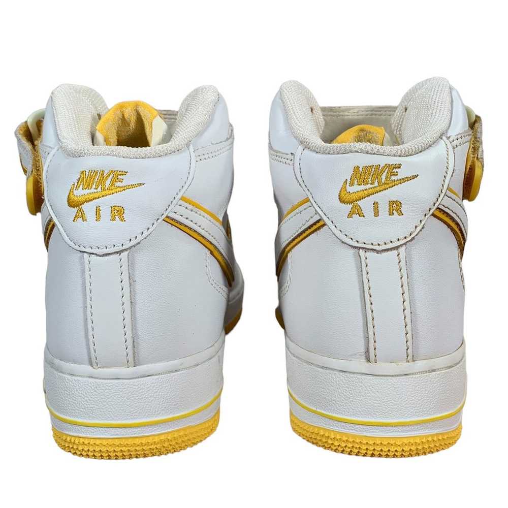 Nike × Vintage VTG Nike Air Force 1 Mid White Var… - image 5