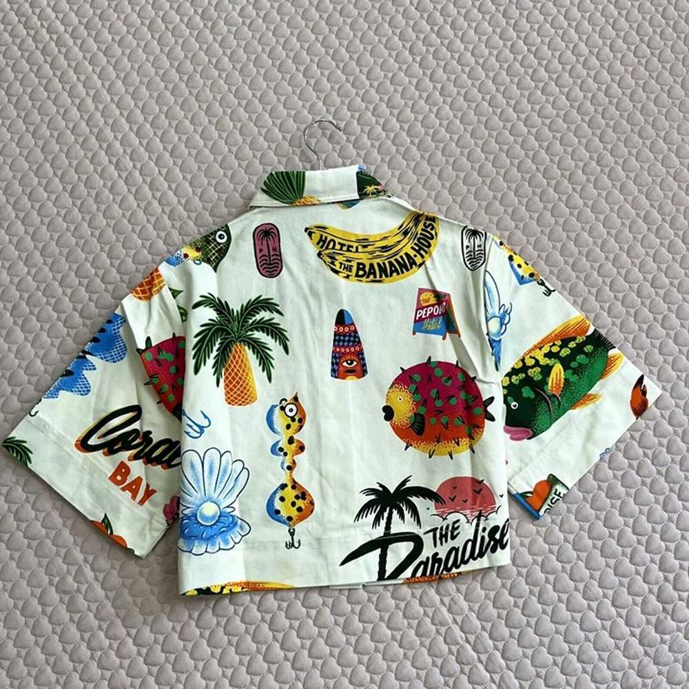 NWOT ALEMAIS x Alan Berry Rhys Samaki Cropped Org… - image 11