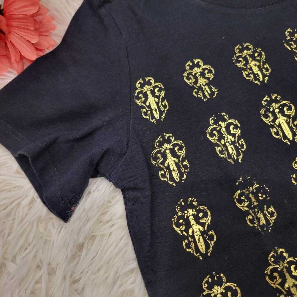 Chrome Hearts Black x Gold Short Sleeve T-shirt C… - image 3