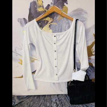 Blouse long sleeve white - image 1