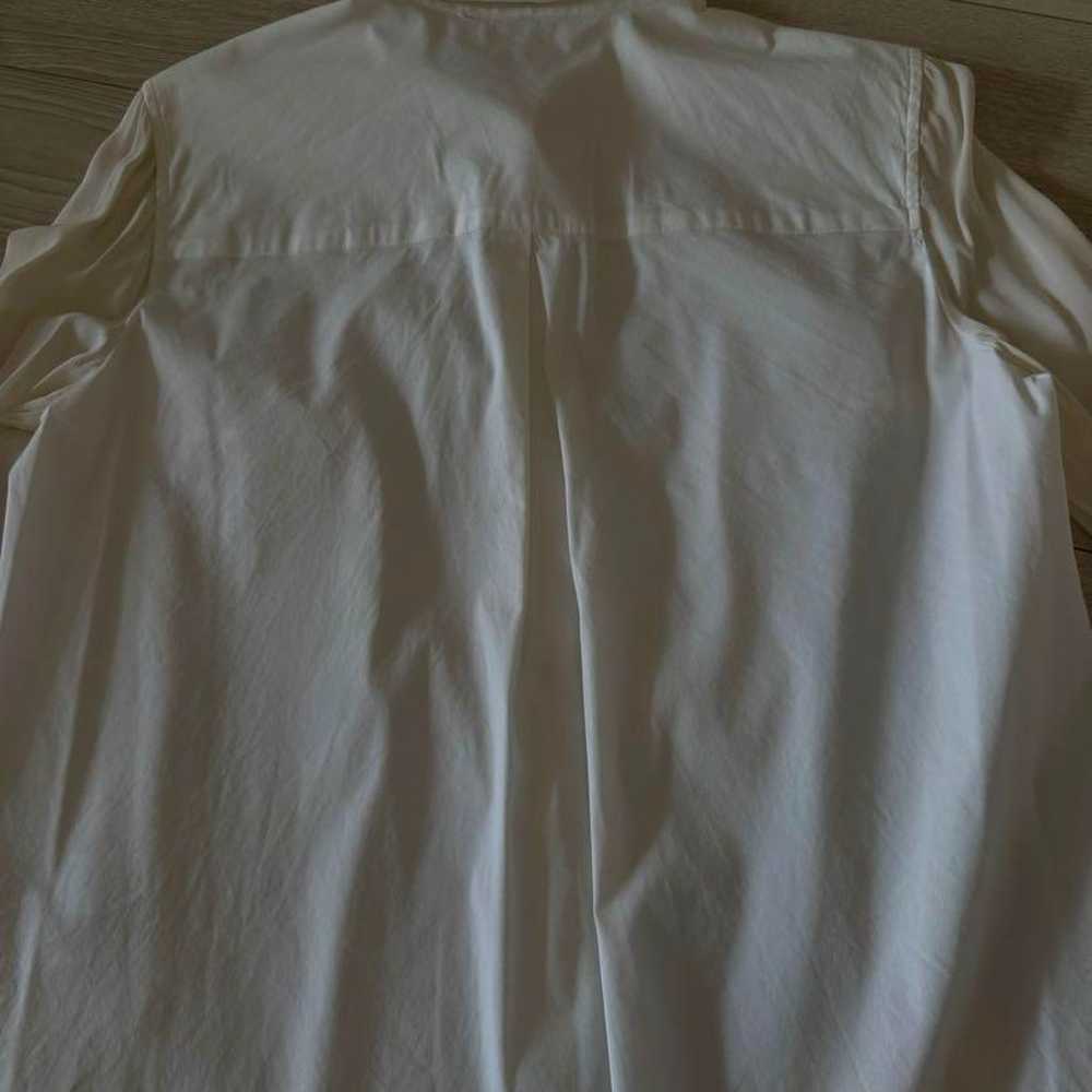 BRUNELLO CUCINELLI Sheer Sleeve White Shirt with … - image 6