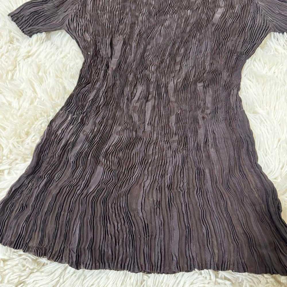 Excellent condition✨ ISSEY MIYAKE Pleats Sheer Pr… - image 10