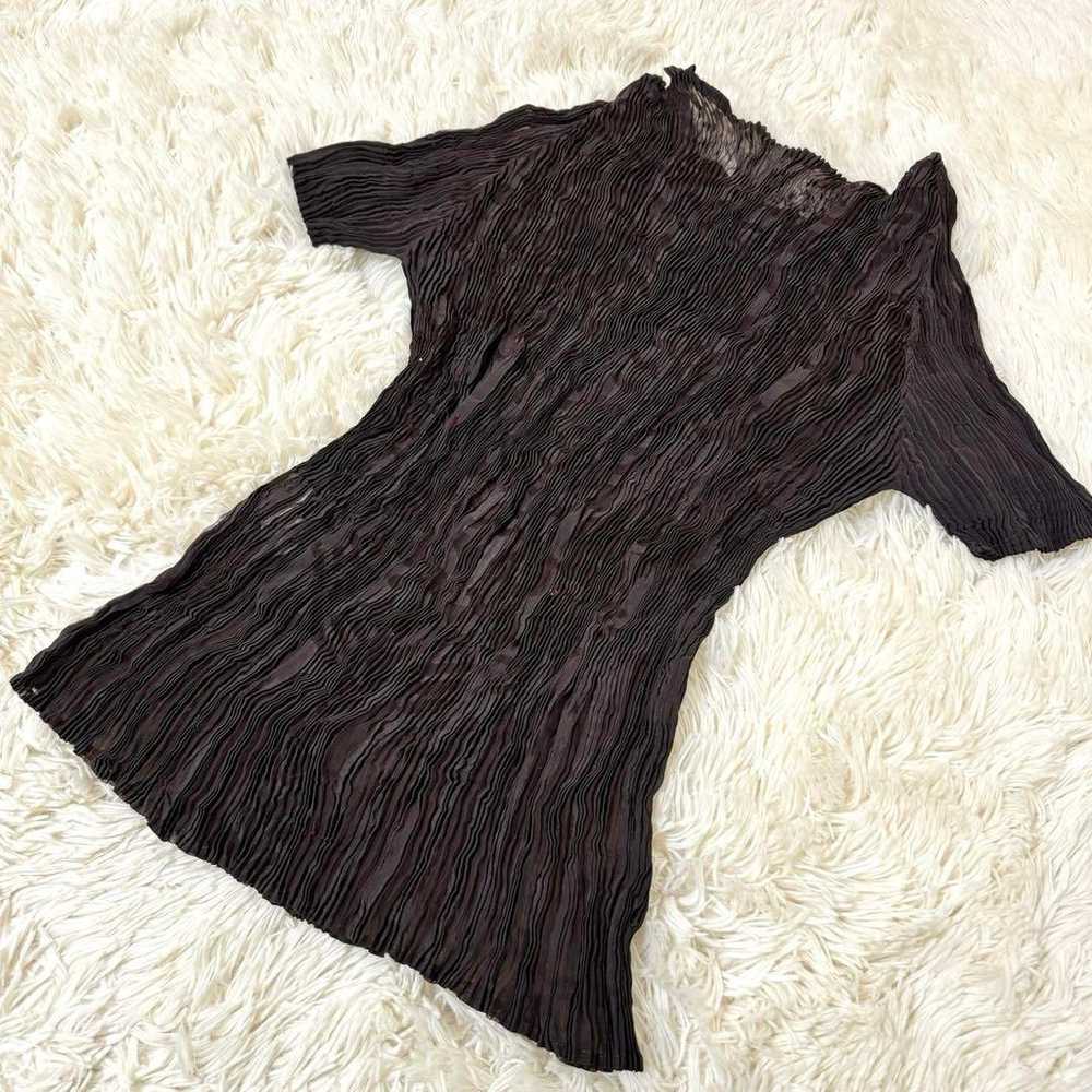 Excellent condition✨ ISSEY MIYAKE Pleats Sheer Pr… - image 8