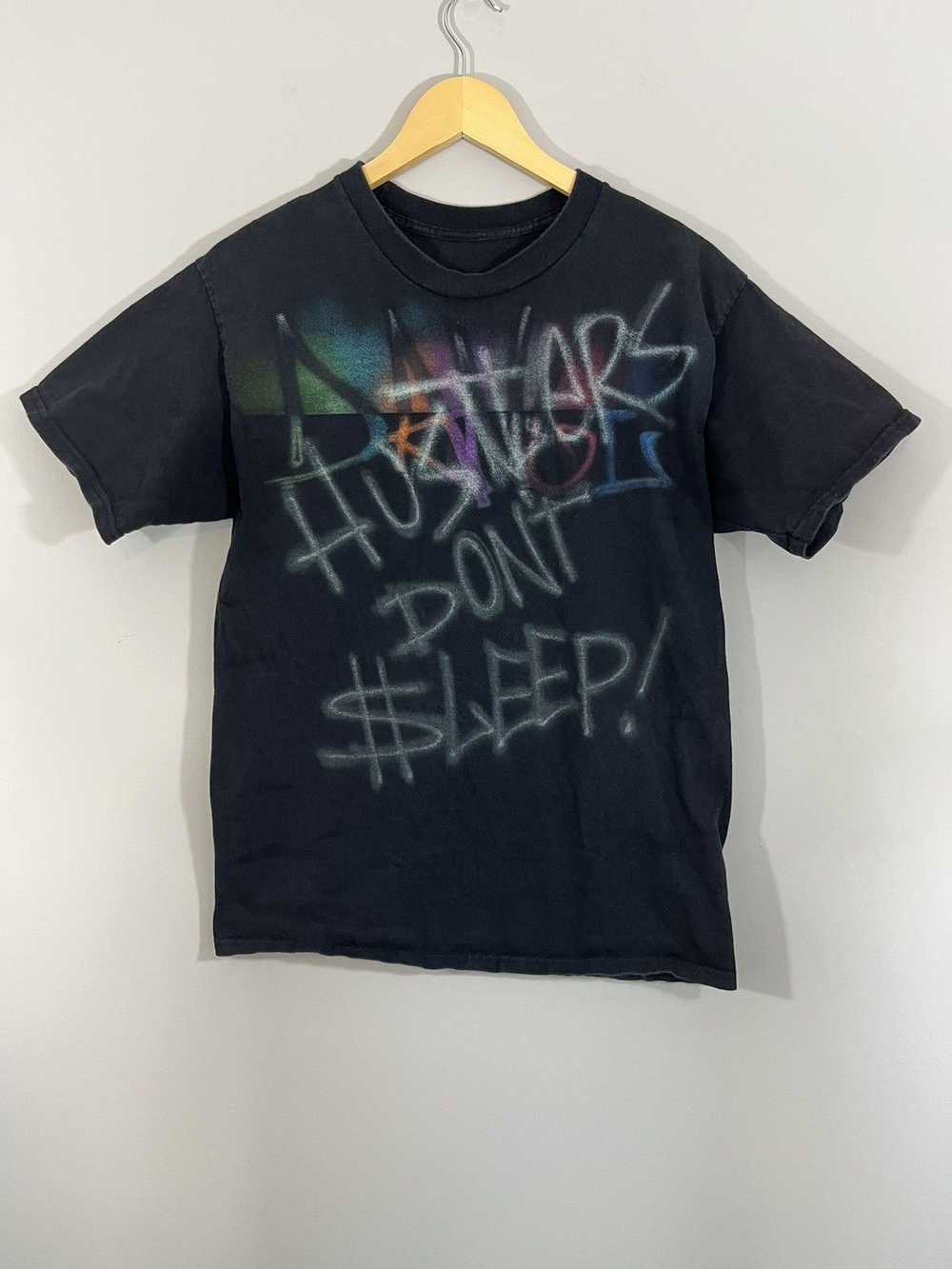 Custom × Vintage Hustlers Don't Sleep Custom Fade… - image 1