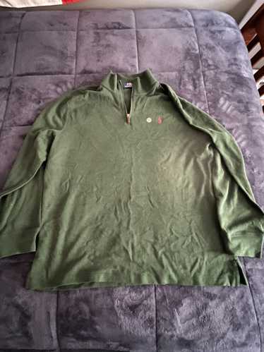 Polo Ralph Lauren Polo Green Quarter Zip Up - image 1