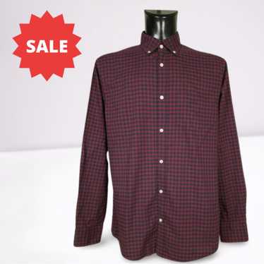 Gant Gant shirt cotton check mens L size - image 1