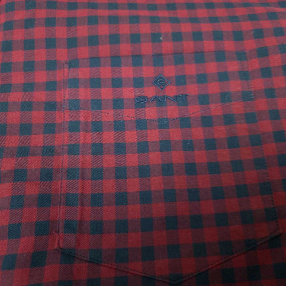 Gant Gant shirt cotton check mens L size - image 4