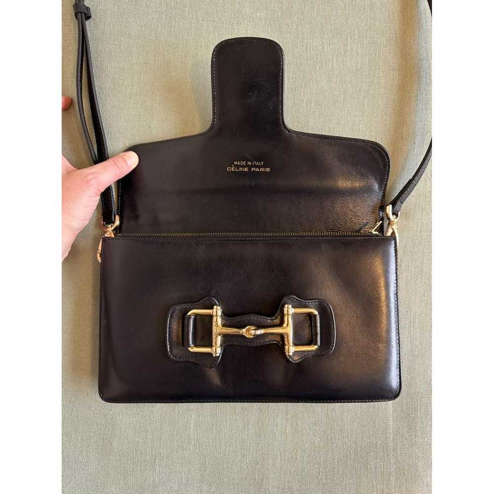 Celine Crécy Vintage leather crossbody bag - image 3