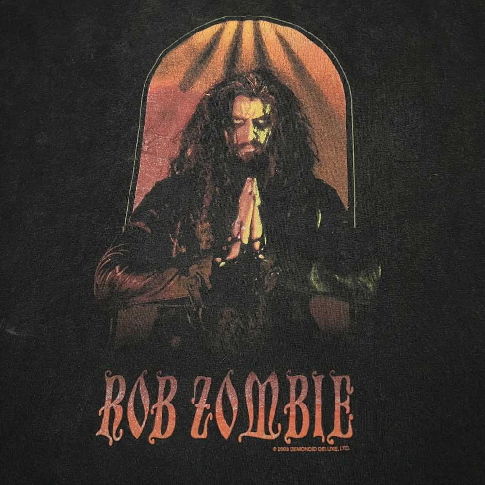 Band Tees × Vintage Vintage 2003 Rob Zombie Prayi… - image 4