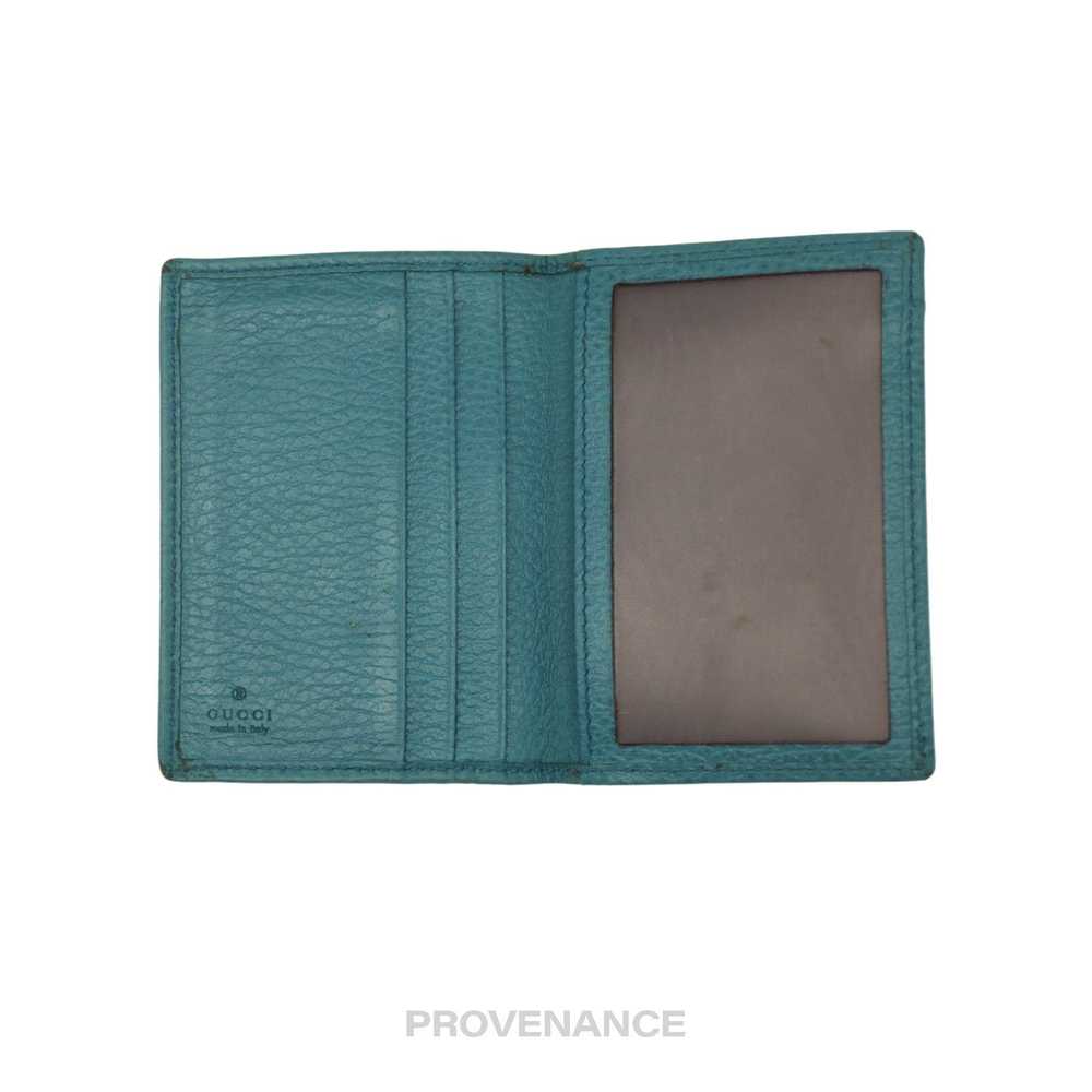 Gucci 🔴 Gucci Pocket Organizer Wallet - Turquois… - image 5