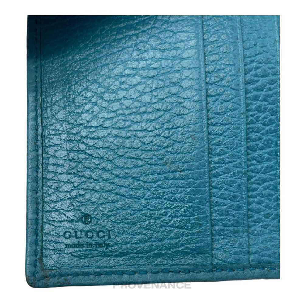 Gucci 🔴 Gucci Pocket Organizer Wallet - Turquois… - image 6