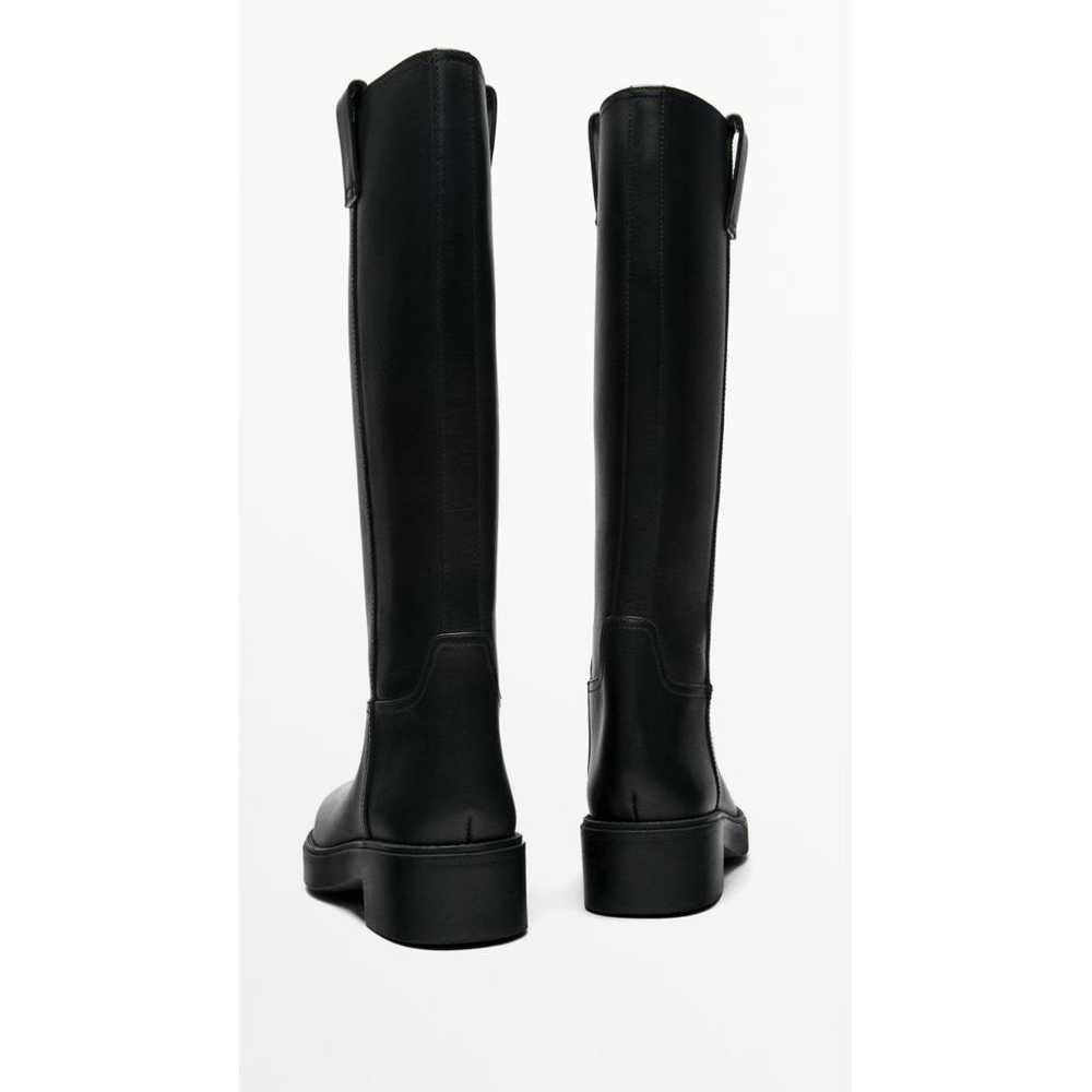 Massimo Dutti Leather riding boots - image 6