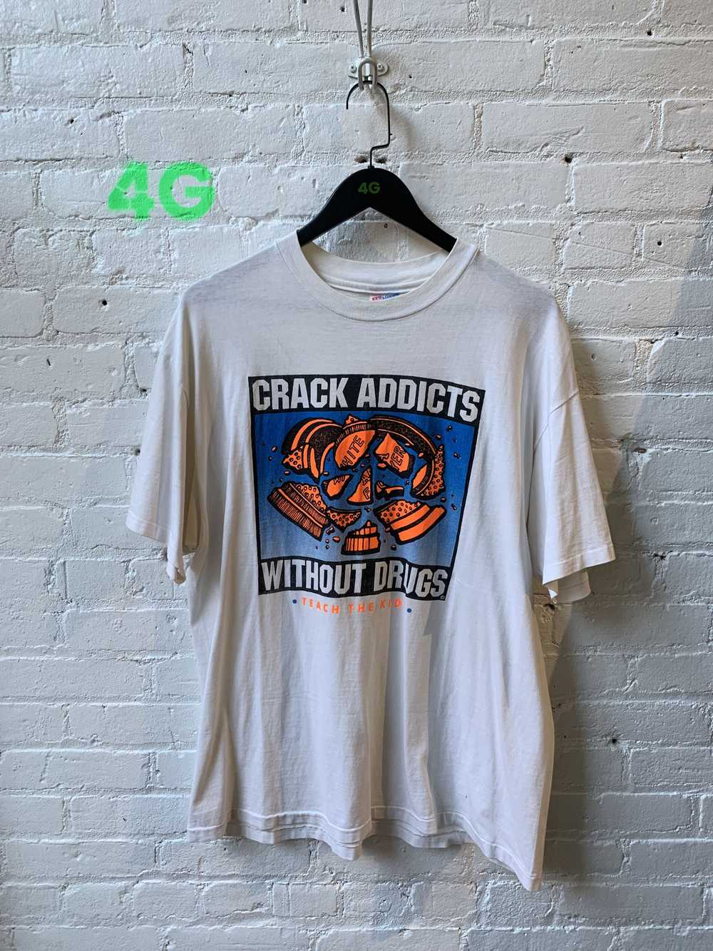 Vintage VINTAGE CRACK DRUGS XXX PILLS TEE 4GSELLER - image 1