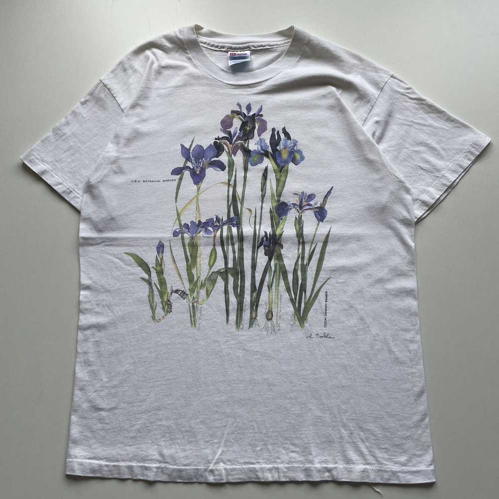 Art × Made In Usa × Vintage Vintage 1990s Flower … - image 1