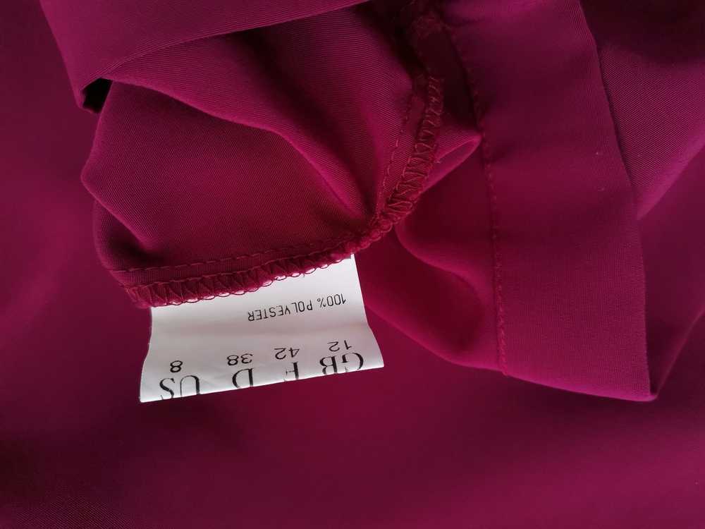 Jacques Vert  Size 38 Fuchsia Blouse Short Sleeve - image 5