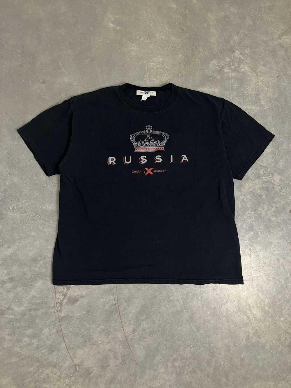 Tee × Tee Shirt × Vintage Vintage Russia Celebrit… - image 1