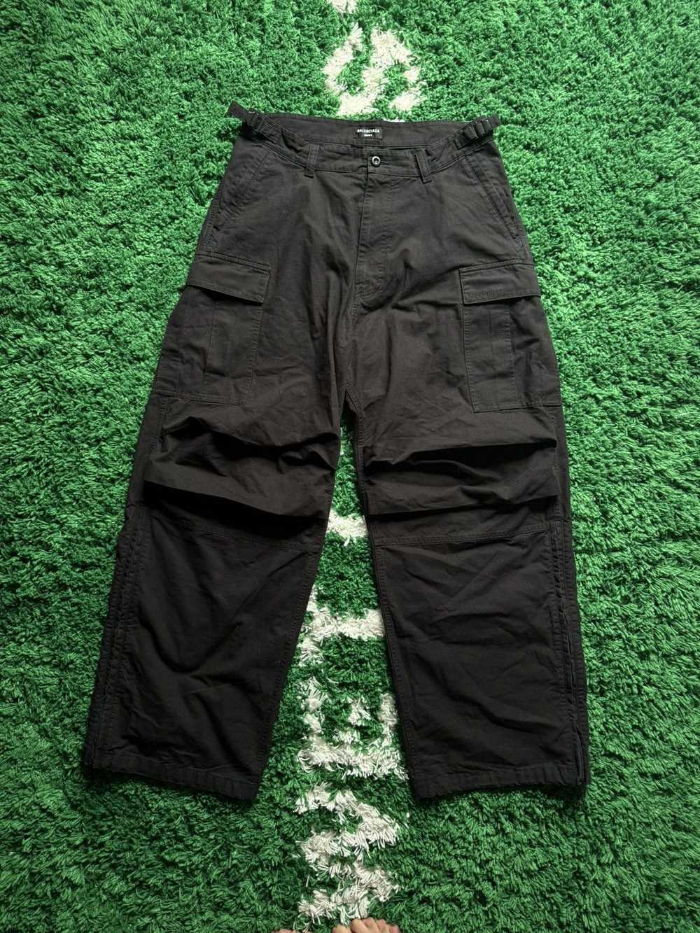 Balenciaga Balenciaga FW22 Pulled Cargo Pants - image 1