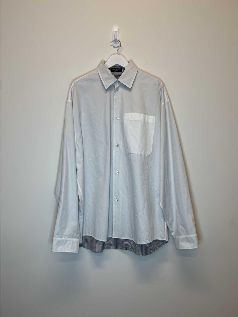 Balenciaga Layered Button Down Shirt - image 1