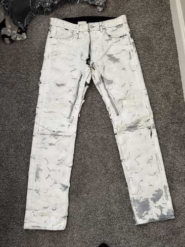 Givenchy Givenchy Paint Cracked denim