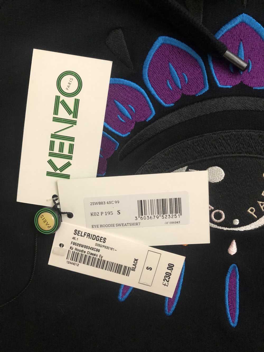 Kenzo KENZO Eye Hoodie Sweatshirt - Black - image 7