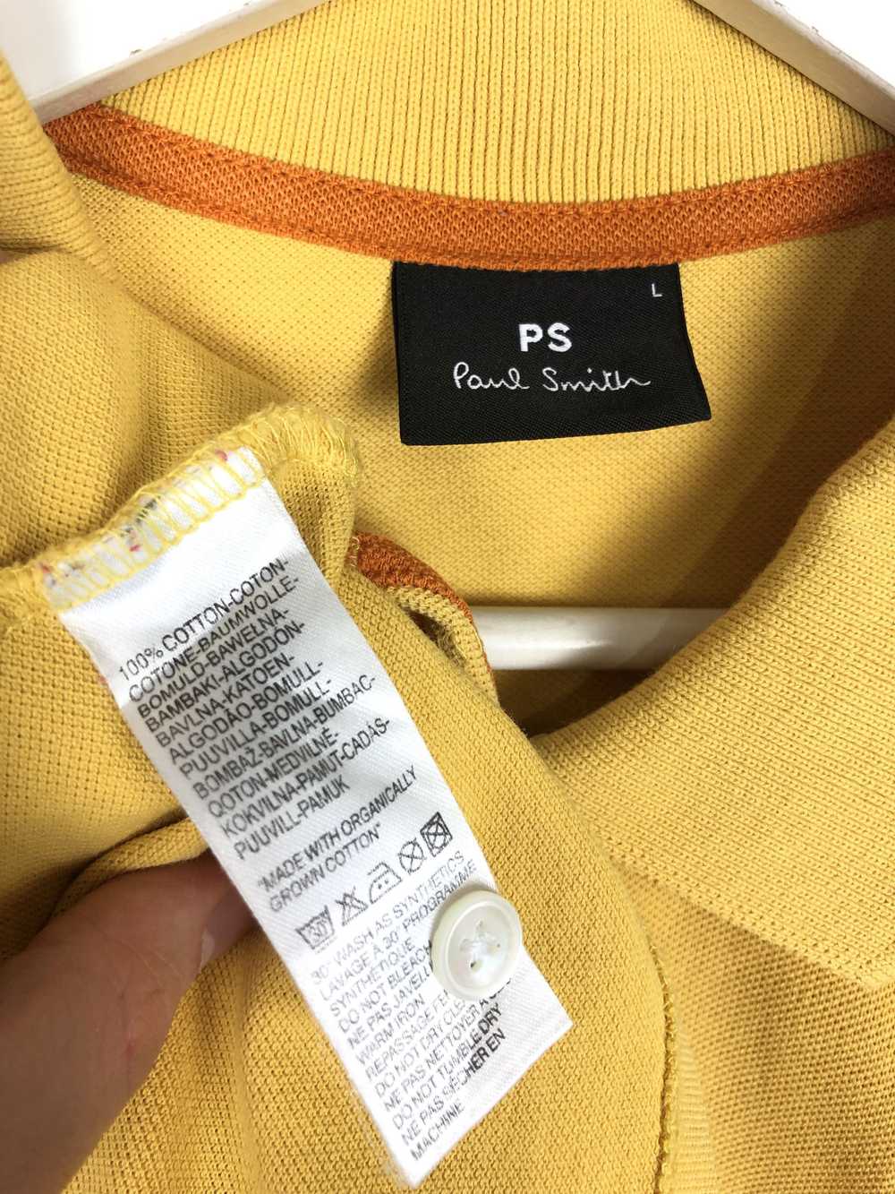 Paul Smith Paul Smith Basic Polo T-Shirt Yellow s… - image 8