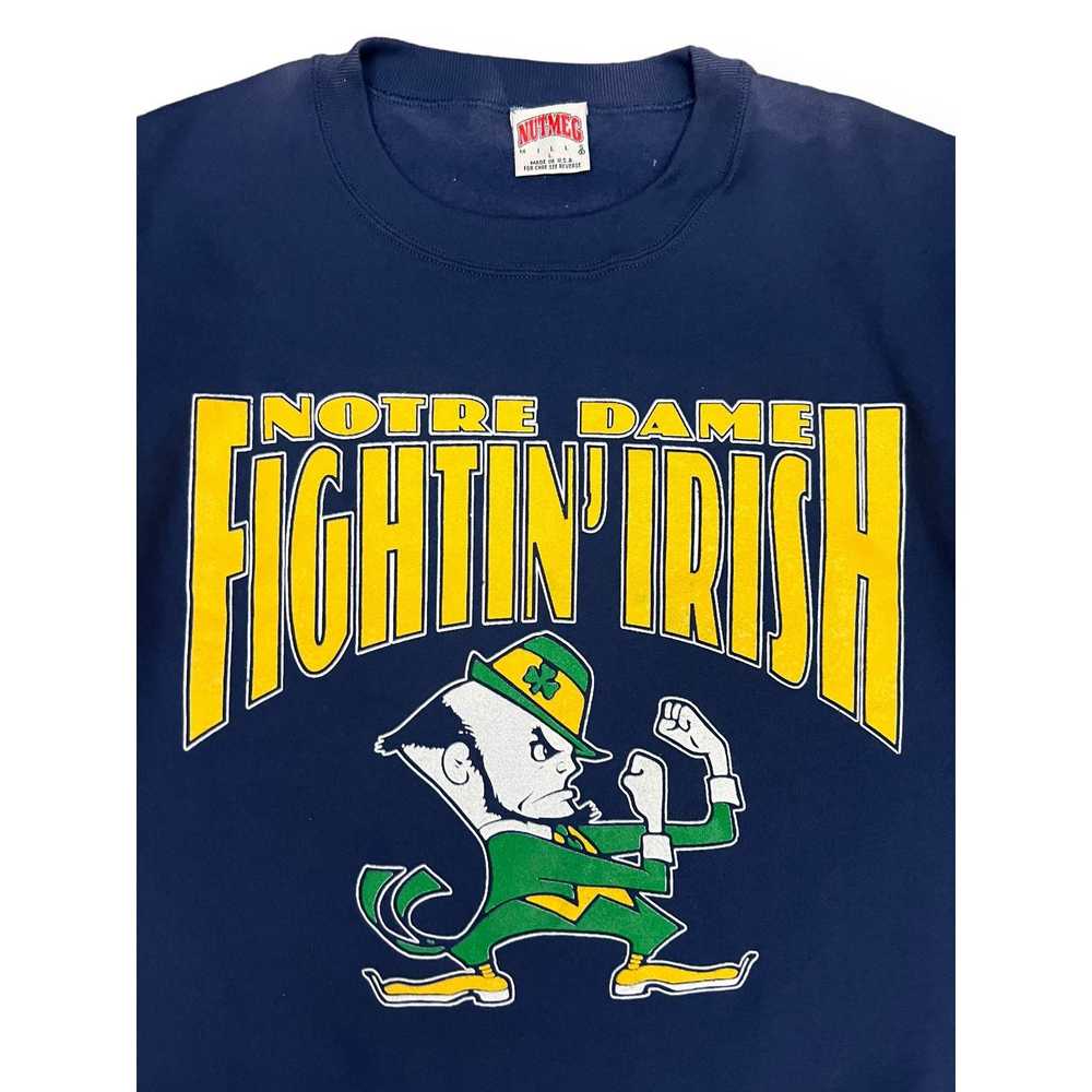 Ncaa × Sportswear × Vintage Vintage Notre Dame Sp… - image 2