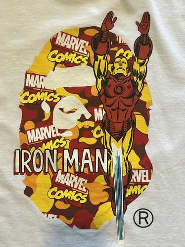 Bape Bape x Marvel Iron Man Tee