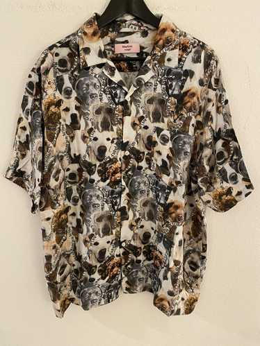 Martine Rose Martine Rose Dog Print Hawaiian Shirt