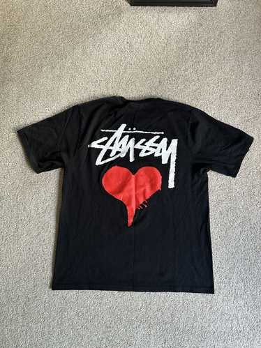 Streetwear × Stussy Stussy Heart Tee Slightly Use… - image 1