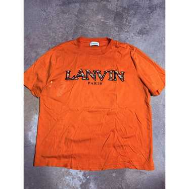 Lanvin Lanvin Tee Orange Large Used - image 1