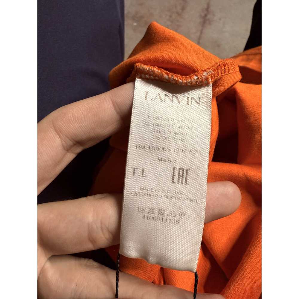 Lanvin Lanvin Tee Orange Large Used - image 2