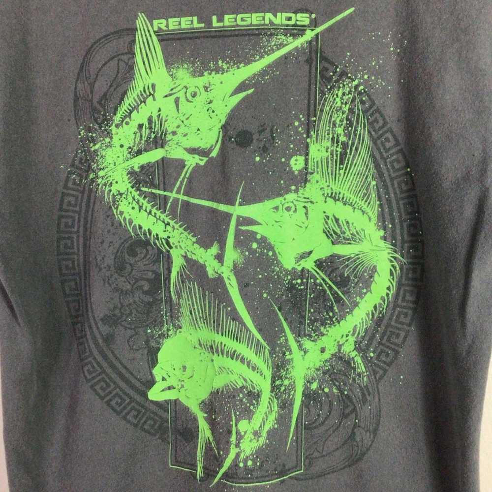 Reel Legends Reel Legends Fish Fishing pole T Shi… - image 4