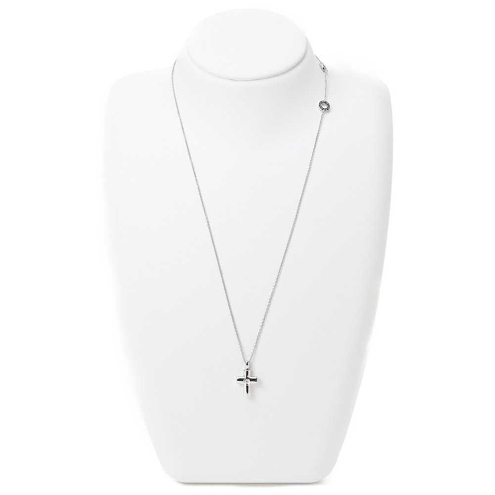 Bvlgari BVLGARI Latin Cross Necklace Pt950 1 Diam… - image 2