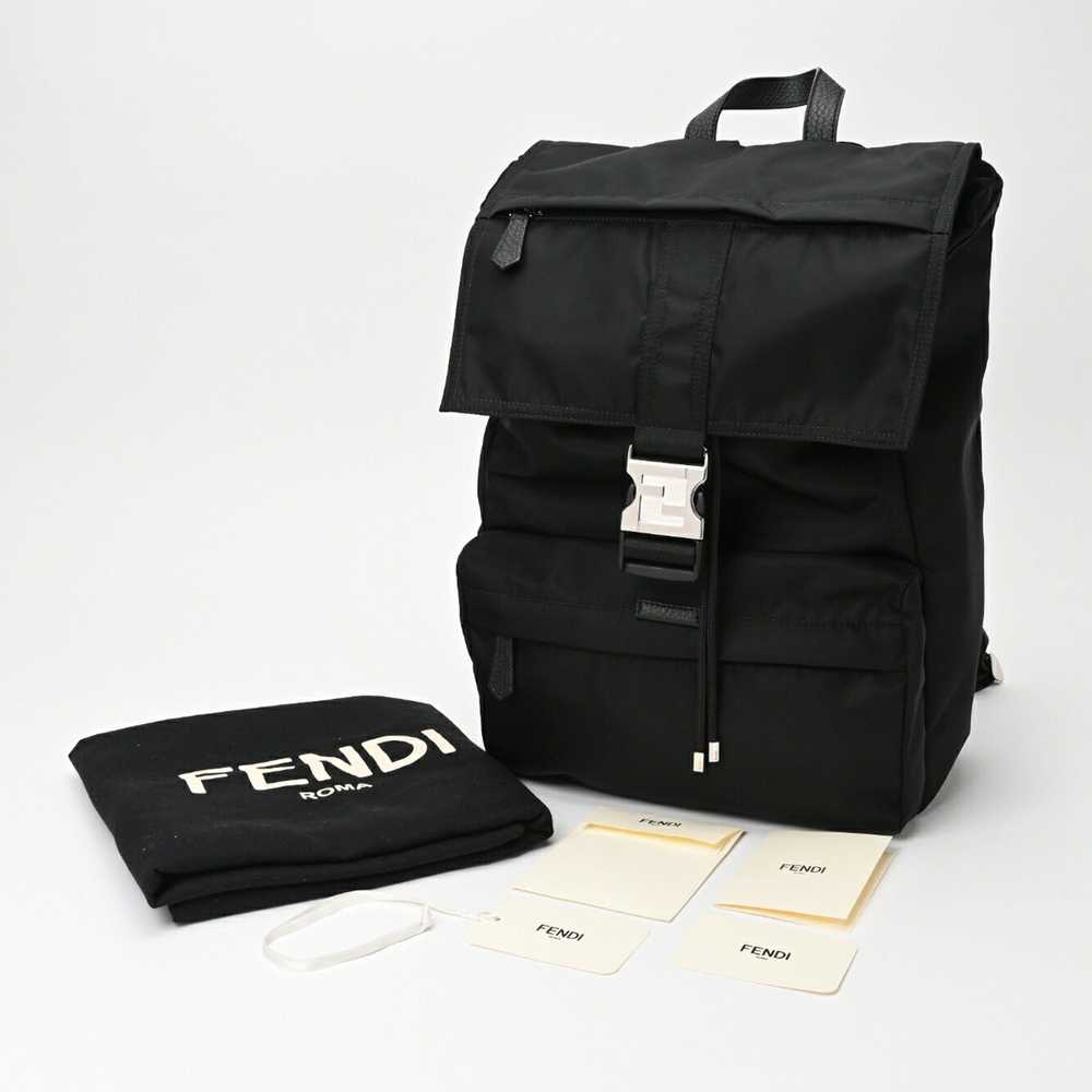 Fendi FENDI Fendines Backpack 7VZ066 Nylon Black … - image 10