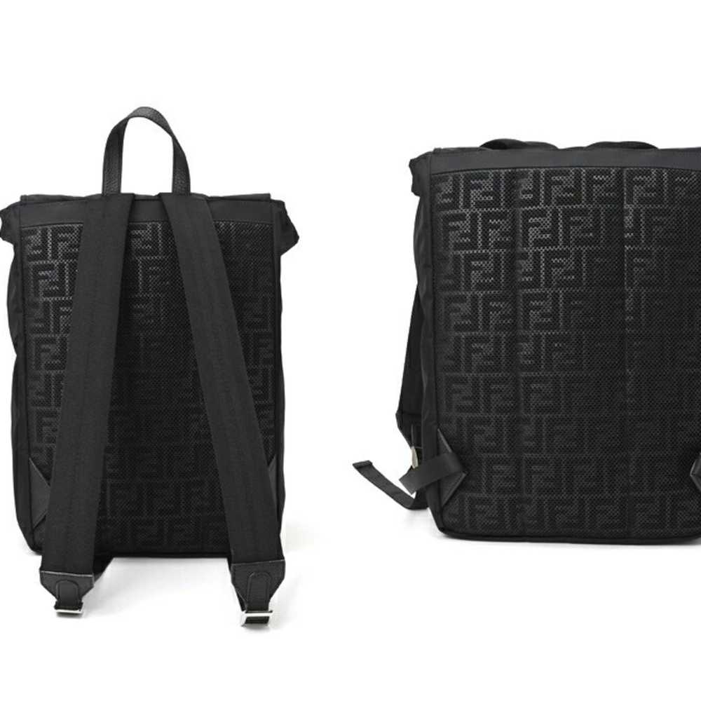 Fendi FENDI Fendines Backpack 7VZ066 Nylon Black … - image 3