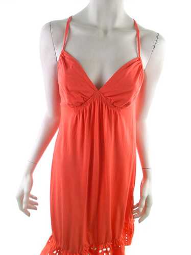 American Eagle  Size M Orange Knee-Length Summer … - image 1