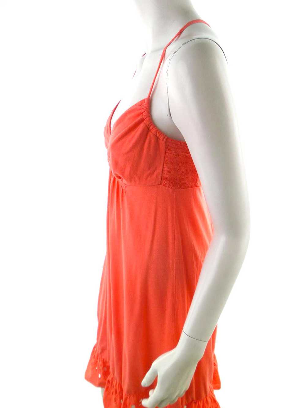 American Eagle  Size M Orange Knee-Length Summer … - image 2