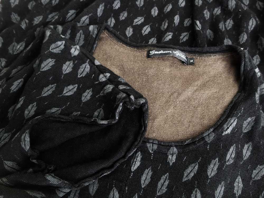 Gudrun Sjödén  Size M Black Knee-Length Sweater D… - image 4