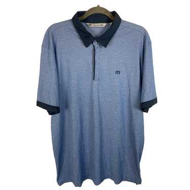 Travis Mathew Travis Mathew Blue Short Sleeved Pim