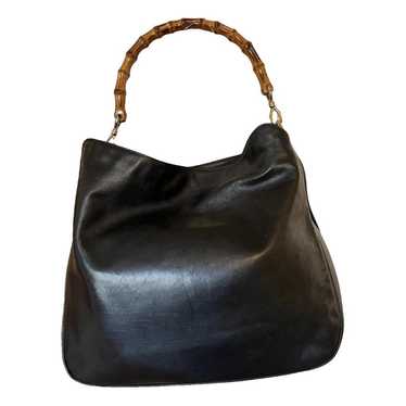 Gucci Vintage Bamboo Hobo leather handbag