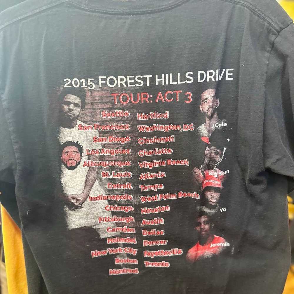 Hanes J cole Forrest Hills drive tour shirt - image 2