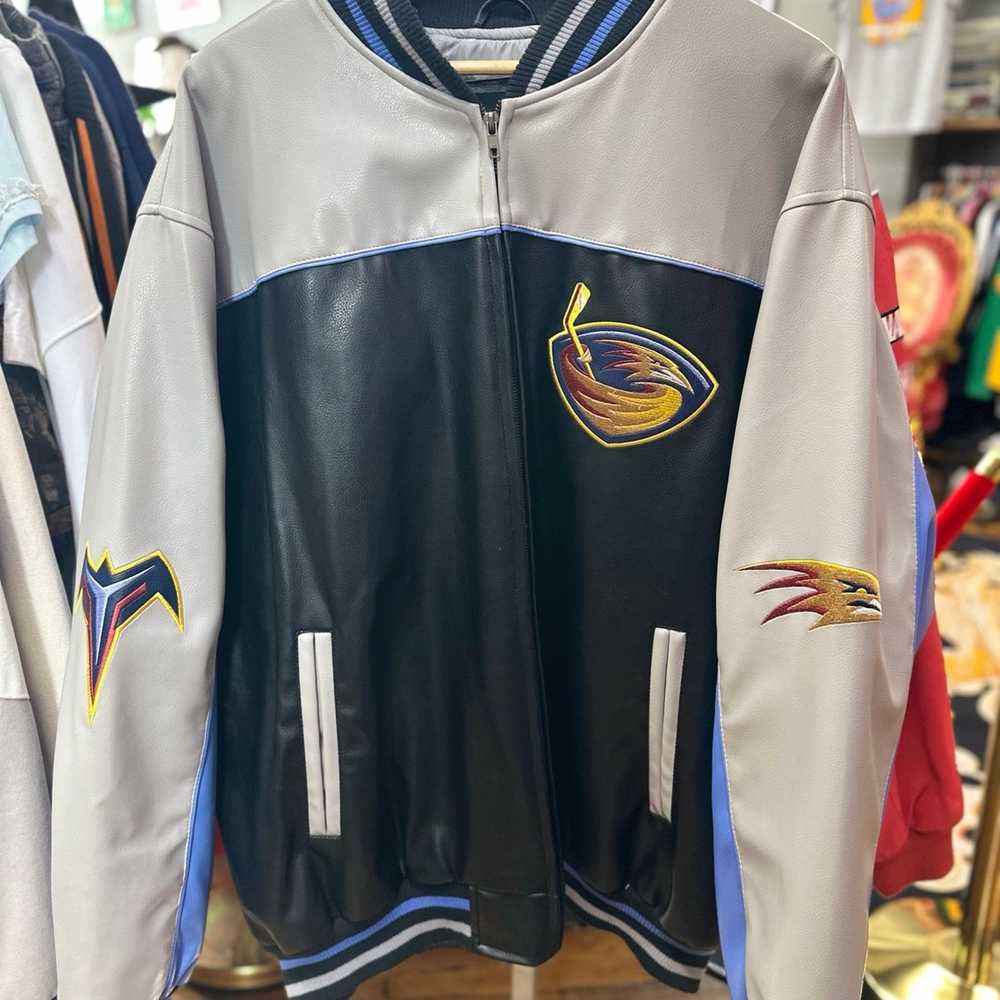 NHL Vintage Atlanta Thrashers Jacket RARE FIND!!! - image 1