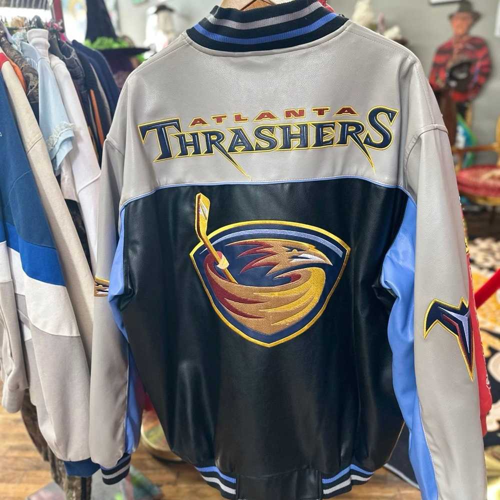 NHL Vintage Atlanta Thrashers Jacket RARE FIND!!! - image 2