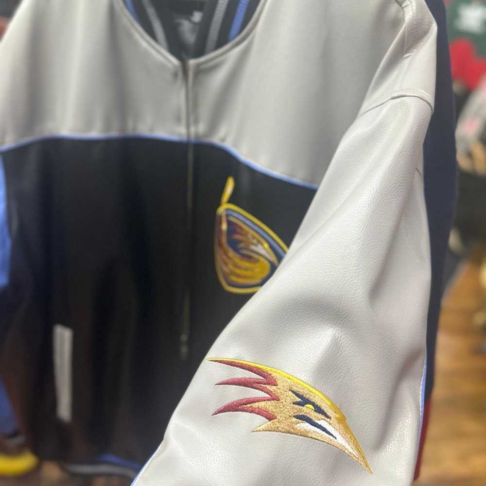 NHL Vintage Atlanta Thrashers Jacket RARE FIND!!! - image 6