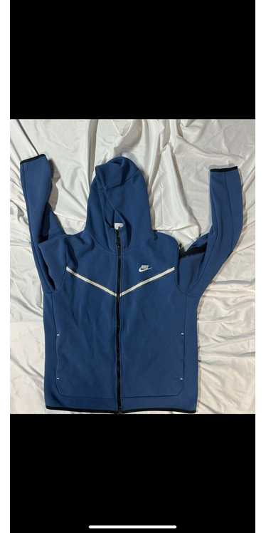 Nike Nike tech fleece hoodie blue white size large