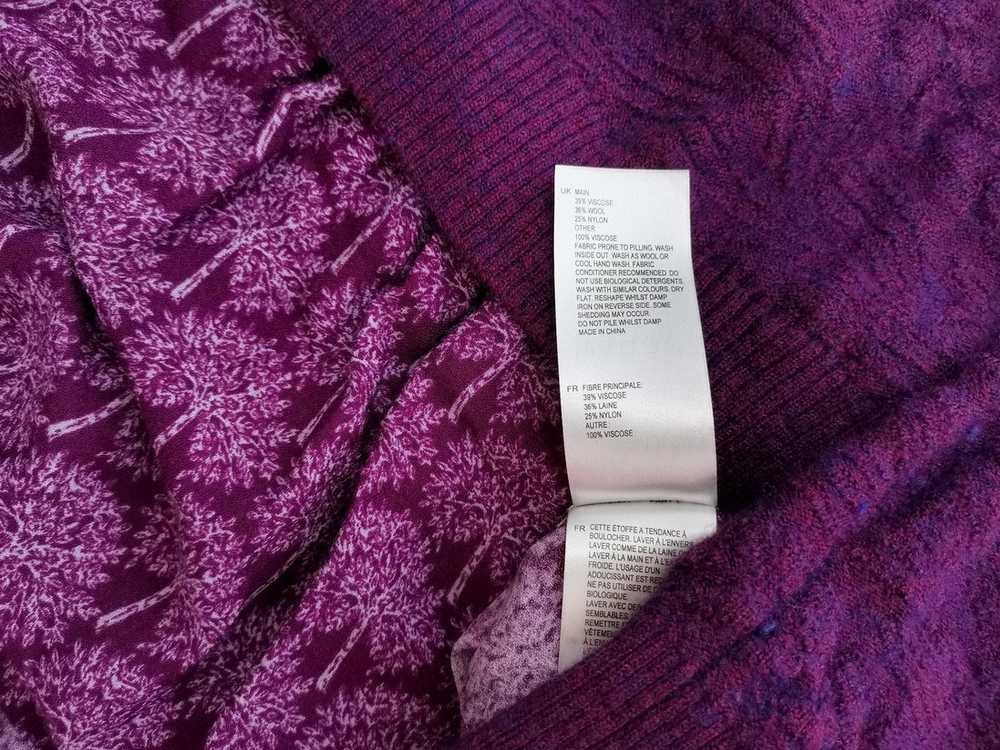 White stuff  Size 10 (38) Purple Midi Sweater Dre… - image 5